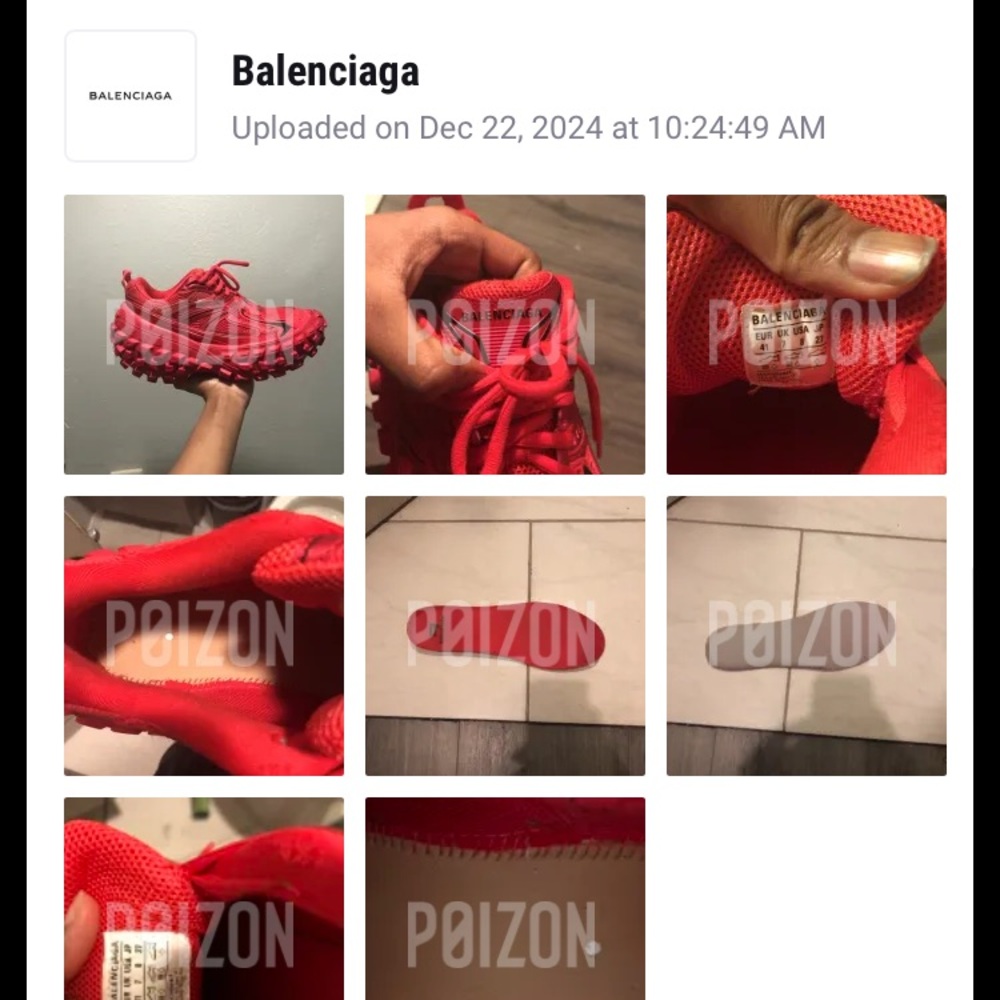 Balenciaga Red Bouncers - Picture 7 of 8